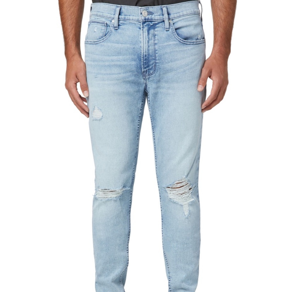 Hudson Jeans Zack Distressed Skinny Jeans Heavens